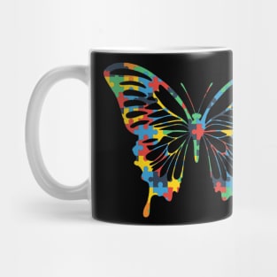 Butterfly Autism Awareness Amazing Puzzle Gift Mug